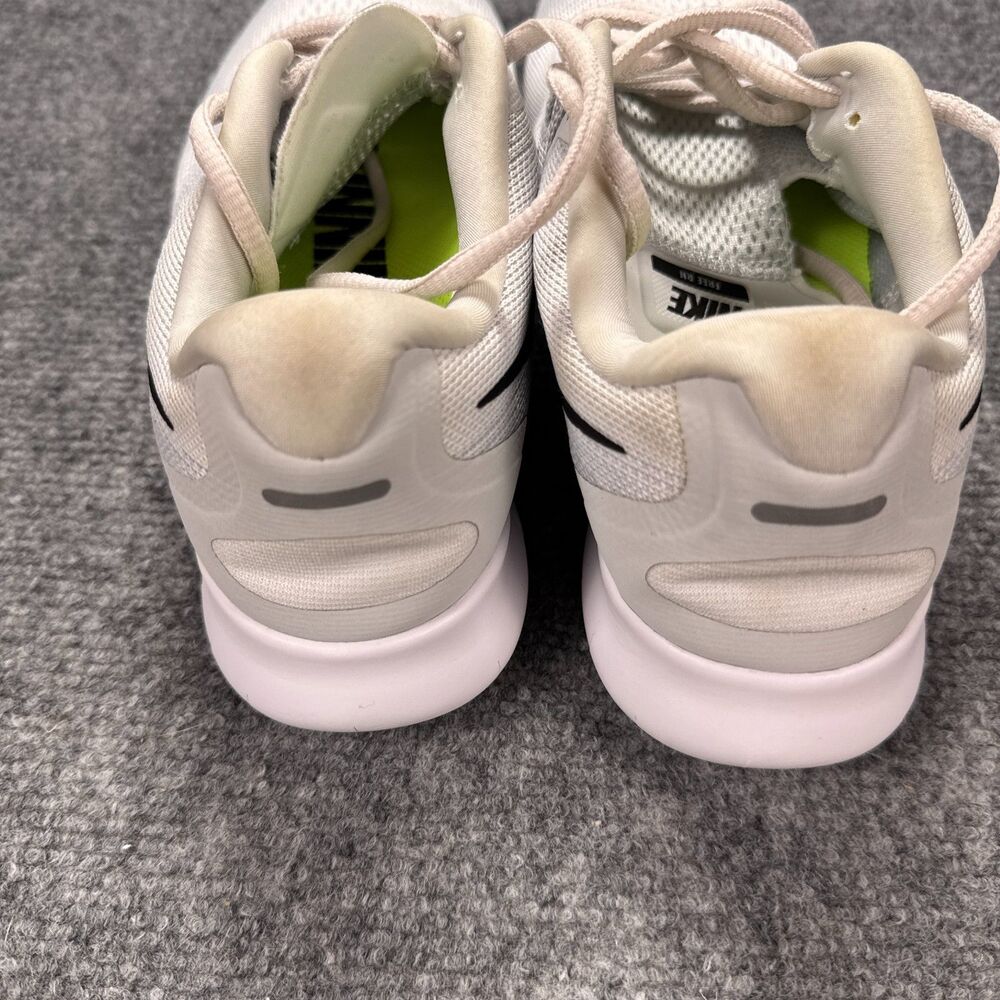 Nike Free RN 2017 Womens Size 8.5 White Black Athletic Running Shoes Sneakers - Picture 7 of 13
